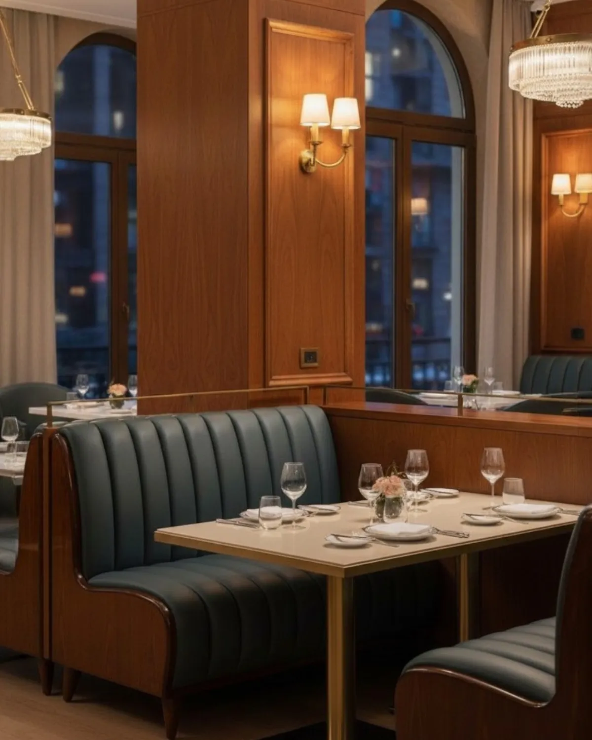 Klasik Restoran - Booth Oturma