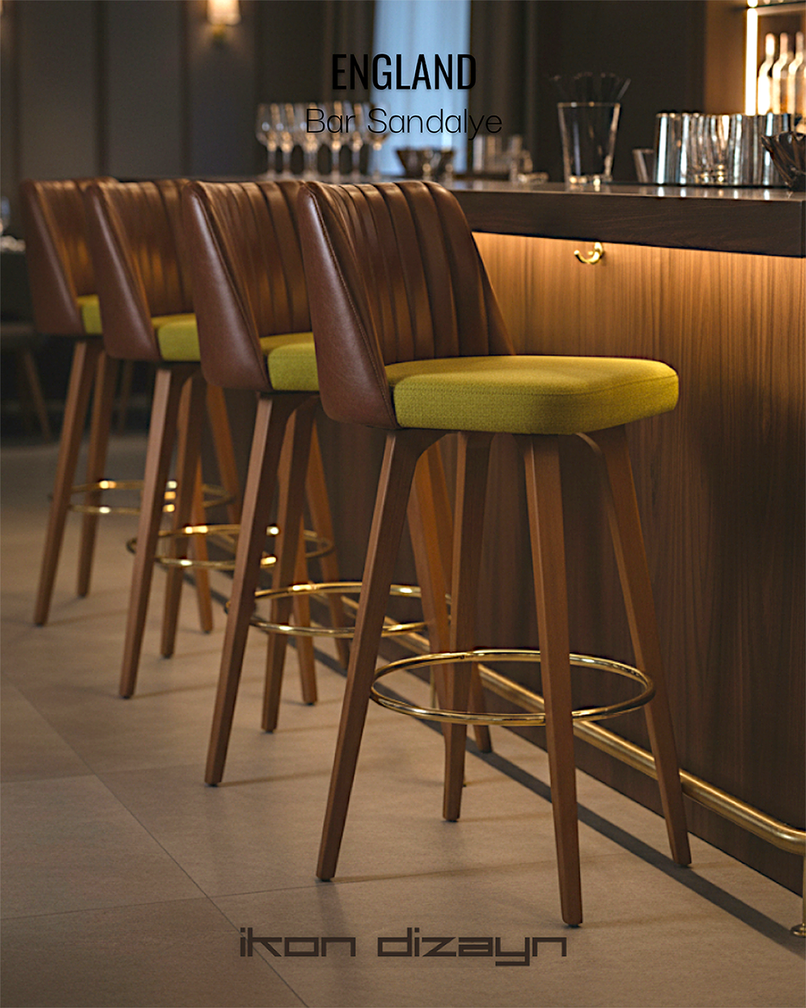 England Bar Sandalye