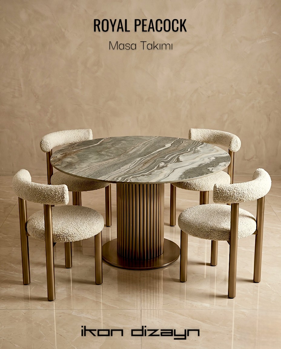 Royal Peacock Masa Takımı