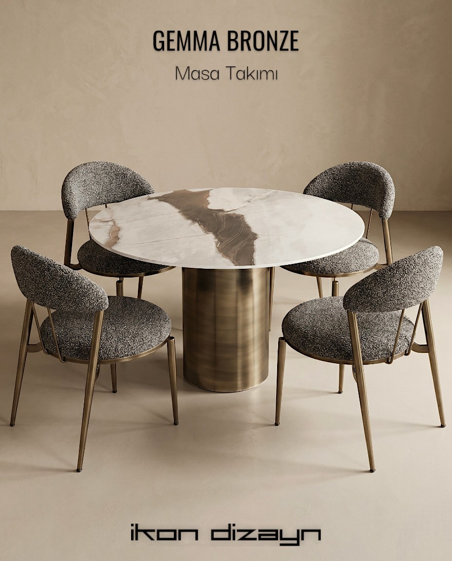 Gemma Bronze Masa Takımı