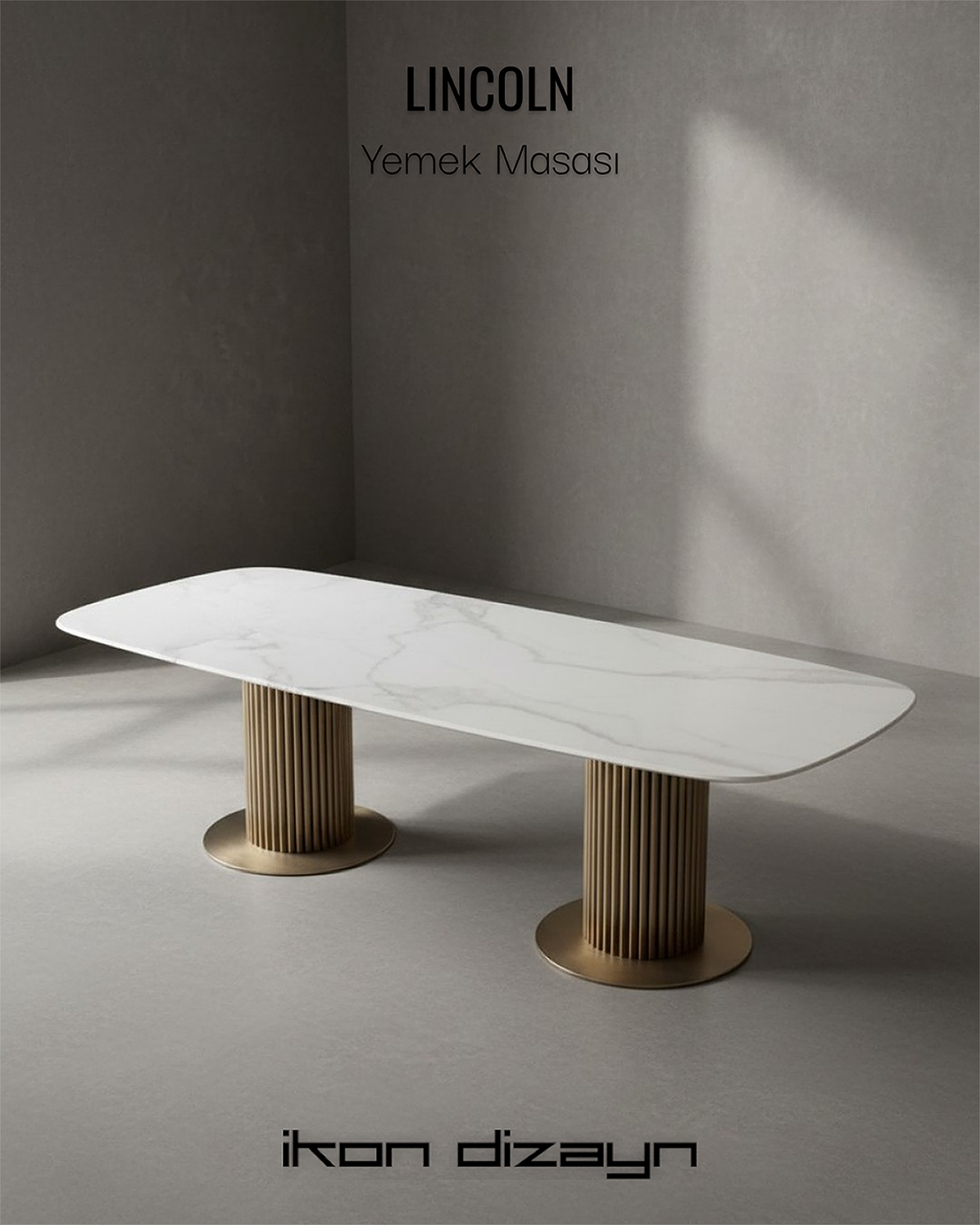 Lincoln Yemek Masası